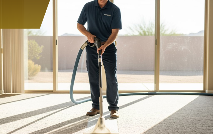 Professional carpet cleaning by Citrus Bright, removing desert dust from Gilbert AZ home carpet — schedule your cleaning today
