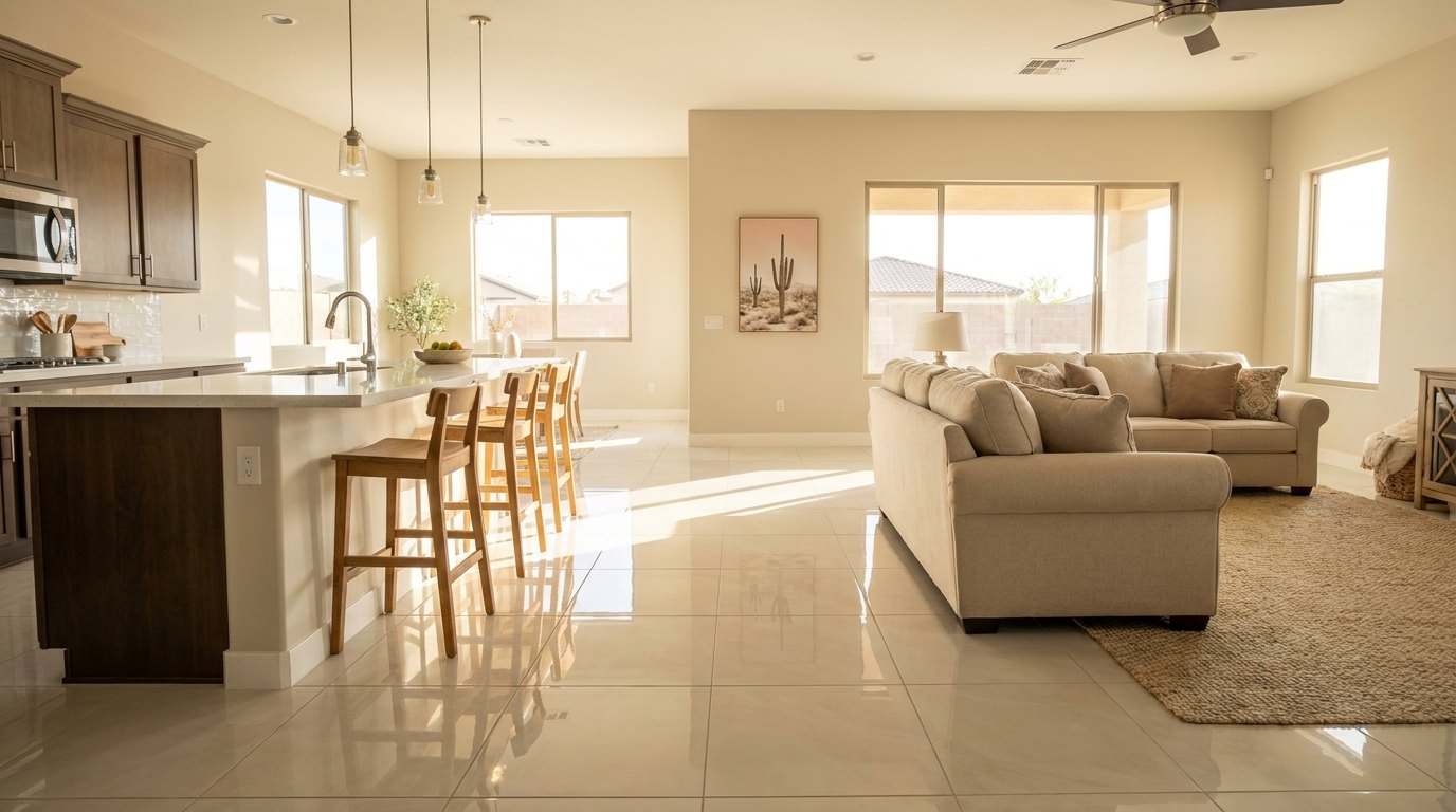 Professional tile and grout cleaning in Chandler, AZ by Citrus Bright