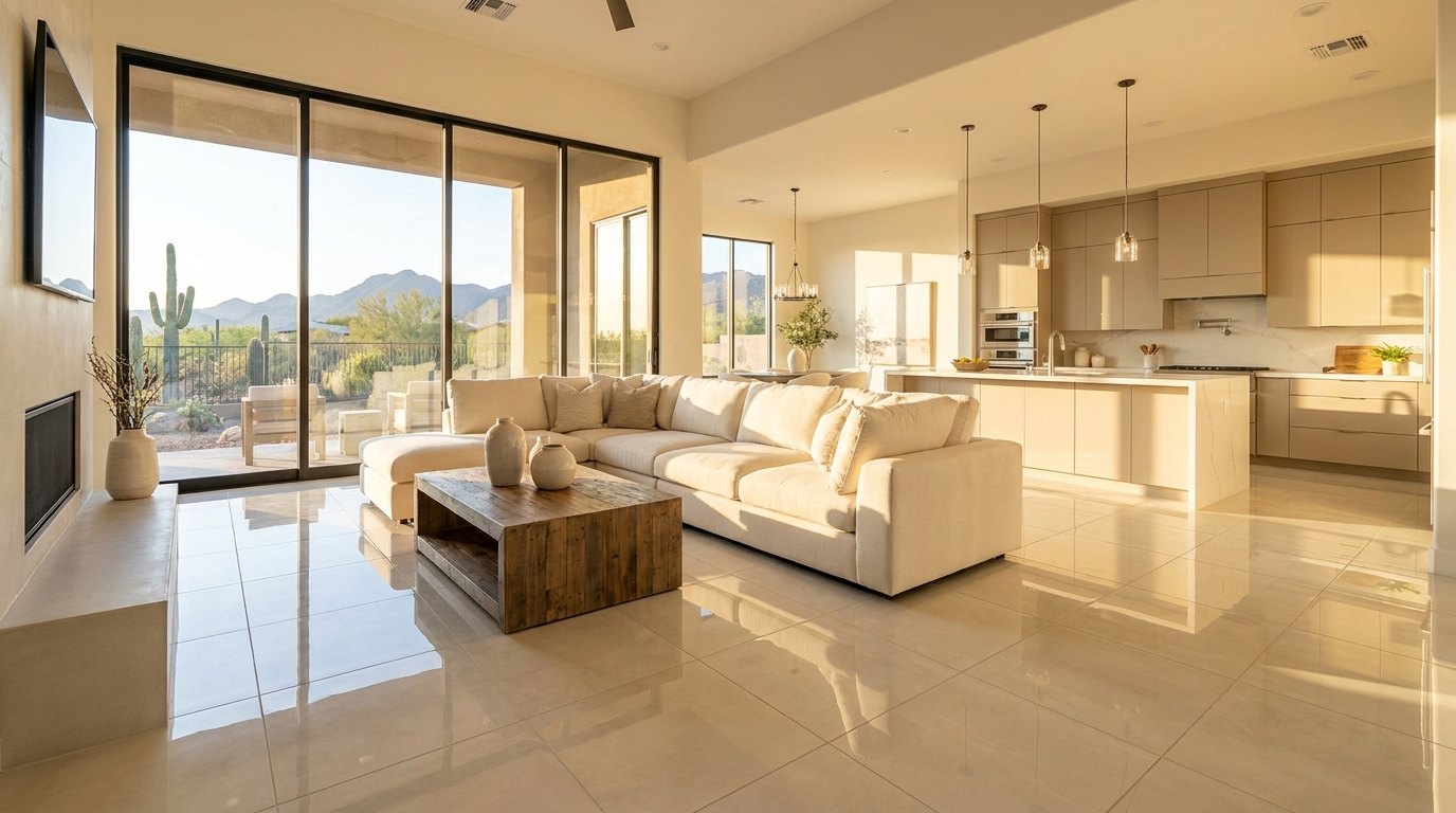 Professional tile and grout cleaning in San Tan Valley, AZ by Citrus Bright